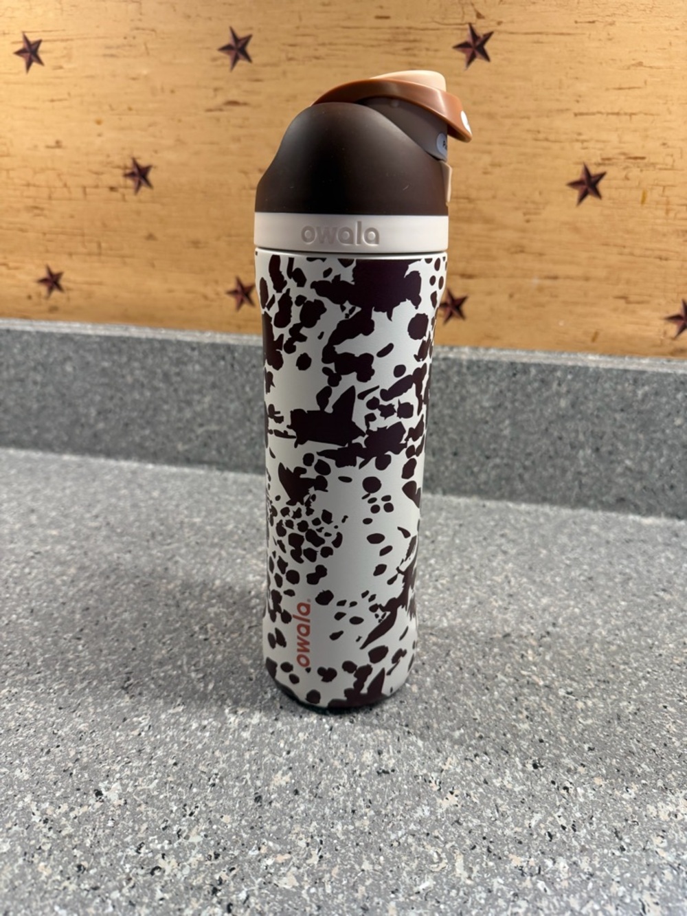 Owala Patterned Leak-Proof Water Bottle - Viral Cow Print